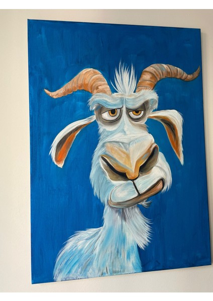 Yağlı Boya Keçi Tablosu | 50×70 cm modelleri