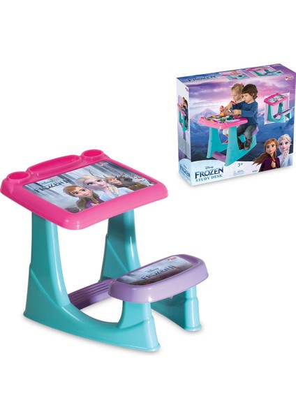Frozen-Elsa Çocuk Çalışma Masası ve Sandalye Seti – 3+ Yaş, 55×56×74CM fiyatları