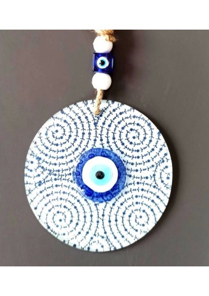 Altın Boynuz Modeli Nazar Füzyon Cam Duvar Dekoru fiyatları