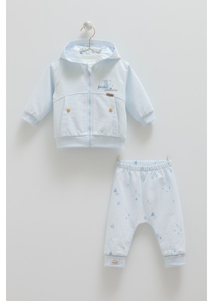 03-18 Ay Beden Aralığı Mountain Üçlü Takım - Mavi