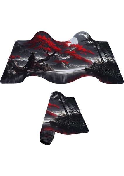 Pro Gaming Mouse Pad 70X30 Samurai Mouse Pad Xl Büyük Oyuncu Mousepad Kenar Dikişli Yıkanabilir Speed Mause Pad fiyatları