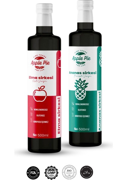 Elma Sirkesi 500 ml, Ananas Sirkesi 500 ml