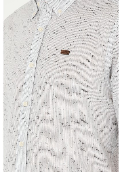 Erkek Taş Gömlek Desenli 50288660-VR049