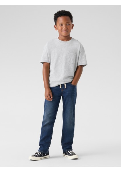 Erkek Çocuk Koyu Mavi Supersoft Jean Pantolon