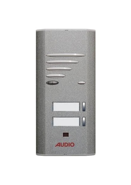 Audıo Konsept Tek Sıra Iki Butonlu,hoparlörlü.fotoselli Zil Paneli