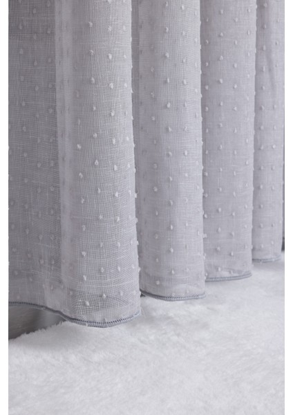 Keten Evrim Gri 1/3 Sık Pileli Ütü Istemez Kırışmaz Yeni Sezon Salon Oda Tül Perdesi indirimleri