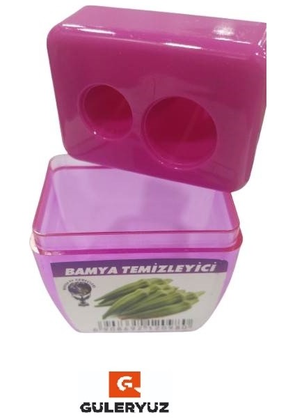 Bamya Temizleyici Soyacağı Ayıklayıcı Çelik 2 Bıçaklı Hazneli ve 2 Farklı Ebatta Temzileyici 1 ADET indirimleri