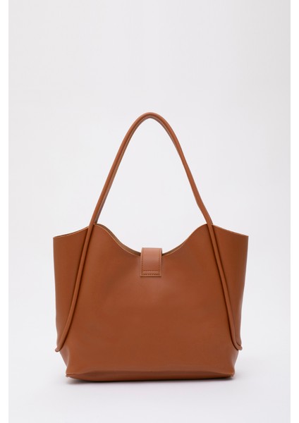 Taba SHK126 Suni Deri Kilit Detaylı Makyaj Çantalı El,kol ve Omuz Çantası fırsatları