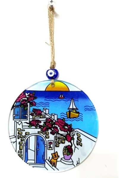 Kedili Hayal Evi 15 Santimetre Füzyon Cam Duvar Dekoru fiyatları