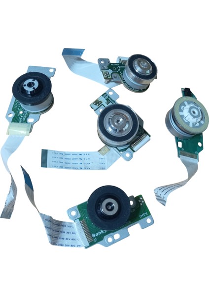 5 Adet Hall Effect Sensörlü Farklı Tip Fırçasız Dvd/cd-Rom Motoru Flex Kablolu