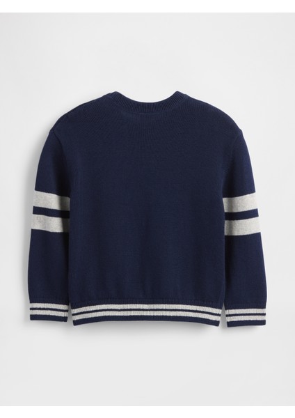 Erkek Bebek Lacivert Grafik Bisiklet Yaka Kazak fiyatları