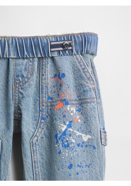 Erkek Bebek Mavi Pull-On Carpenter Jean Pantolon fiyatları