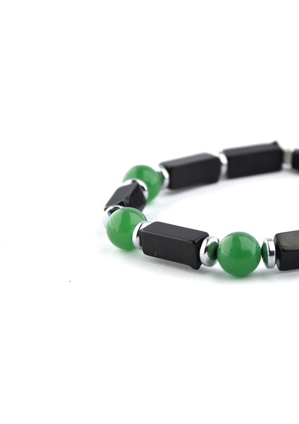 Aventurin ve Oltu Taşı Bileklik