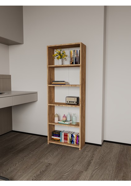 5 Raflı Kitaplık Dekoratif Kitaplık Çok Amaçlı Raf fiyatları