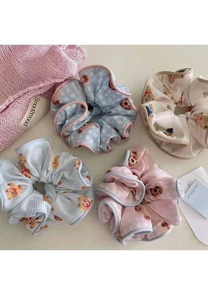 Sevimli Karikatür Ayıcık Saç Tokaları 4 adet