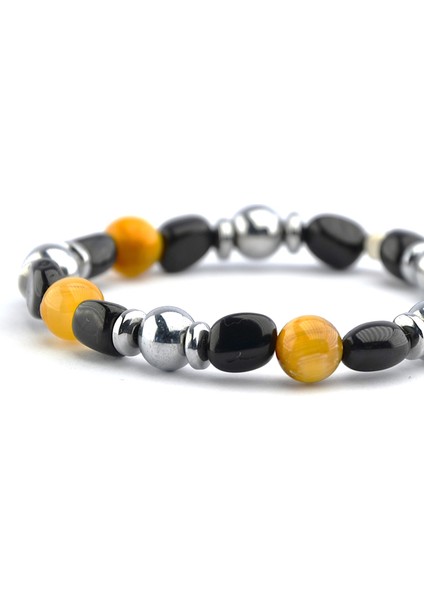 Kaplan Gözü ve Oltu Taşı Bileklik