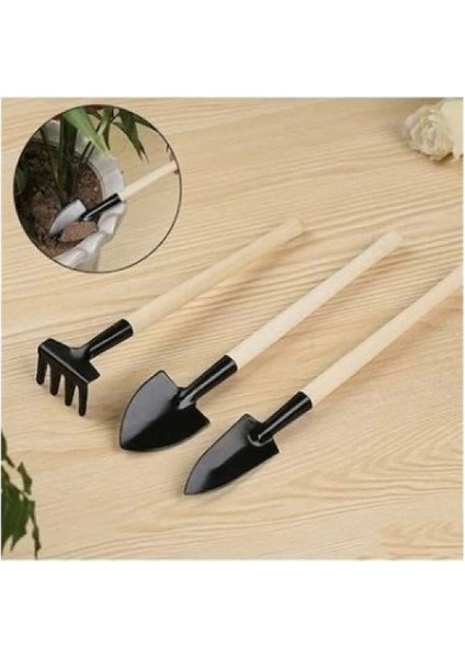 Mini Ahşap Hobi Bahçe Seti 3 Parça indirimleri