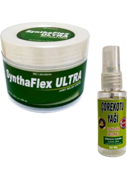 Buğz Syntha-Flex Sırt Diz Vücut Sızıları Için Masaj Bakım Kremi 100 ml x 1 Ad Masaj Yağı ile 30 ml