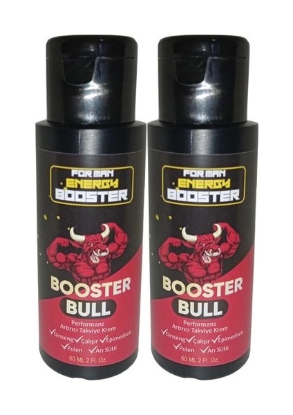 Buğz Booster Bull 2 Tane Erkeklere Özel Kremi 60 ml - 2 Adet 60 ml LSMYN120