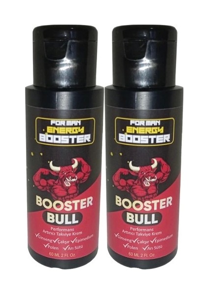 Buğz Booster Bull 2 Tane Erkeklere Özel Krem 60 ml - 2 Adet 60 ml SNMYN120