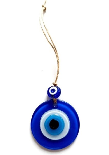 Nazar Boncuklu Mavi Renk Mini Duvar Süsü Dekoratif Hediyelik Cam Eşya fiyatları