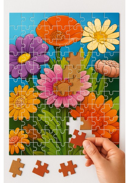 140 Parça Ahşap Puzzle Tablo. 25 x 35 cm Ölçülerinde. Askı Aparatı Ile. Kaliteli Uv Baskı Model-1
