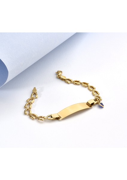 925 Ayar Gümüş Göz Boncuklu Çocuk ve Bebek Isimli Bileklik - BPC00108 modelleri