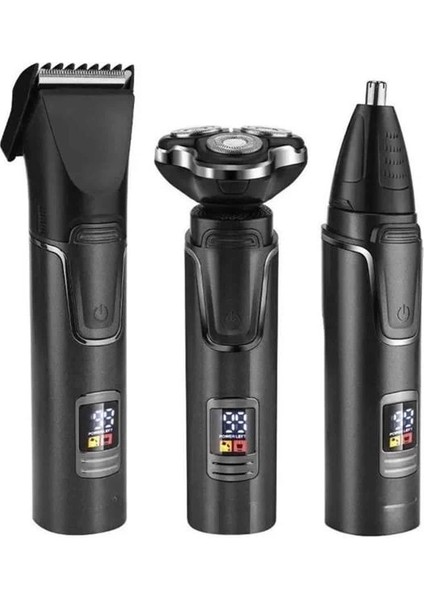 Buğz Yüksek Performanslı 3 Başlıklı Profesyonel Şarjlı Islak ve Kuru Kullanıma Uygun modelleri