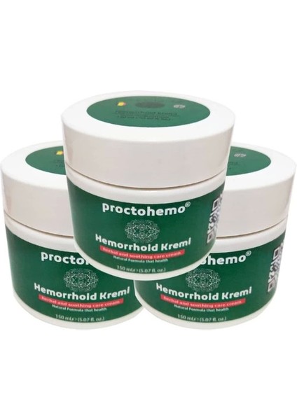 Buğz Proctohemo HZNKS039 3ADET 150 ml Büyük Boy Hemor.roidin Cream Kişisel Bağsur Kremi