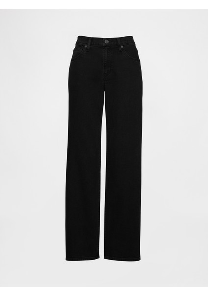 Kadın Siyah Low Rise '90S Jean Pantolon fiyatları