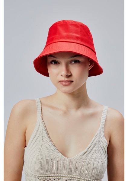 Ikili Yazlık Kumaş Kova Şapka, Erkek Kadın Düz Balıkçı Bucket Şapka, Unisex fırsatları