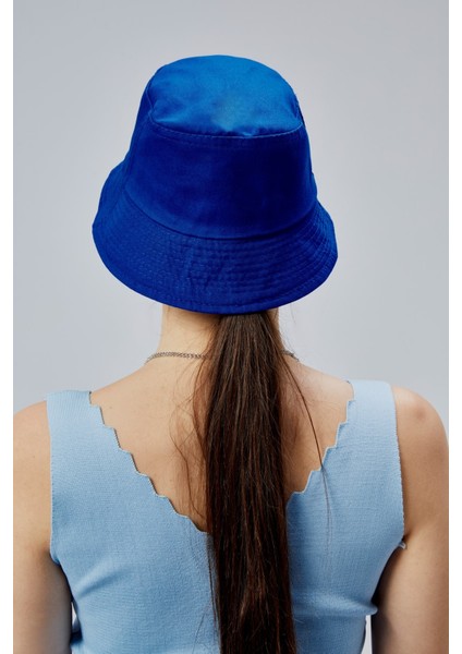 Ikili Yazlık Kumaş Kova Şapka, Erkek Kadın Düz Balıkçı Bucket Şapka, Unisex