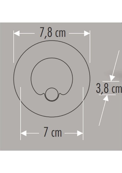 Buğz Cata Ct 5174 1.5W Radar Sensörlü Koridor Aydınlatması 6400K Beyaz Işık fiyatları