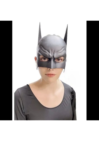 Siyah Çocuk Batman Maskesi Lastikli modelleri