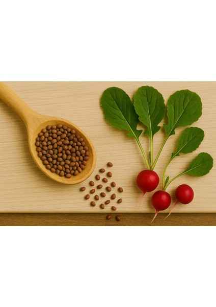 Saksıda Bahçe & Balkon Için Turp Tohumu 5 Gram – Mini Boy, Hızlı Hasat fiyatları