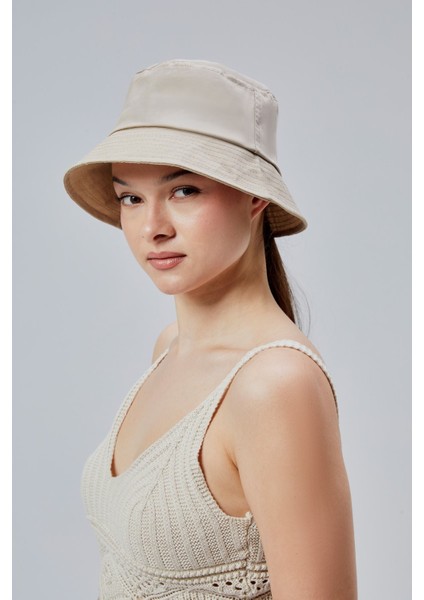 Ikili Yazlık Kumaş Kova Şapka, Erkek Kadın Düz Balıkçı Bucket Şapka, Unisex fiyatları