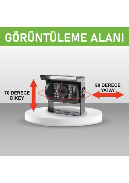 EV-112E Ecoview 480 Tvline Analog Gece Görüşlü Geri Görüş Araç Kamerası modelleri