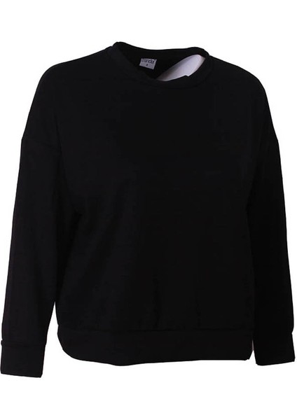Siyah Kadın Sweatshirt Modal 2 fiyatları