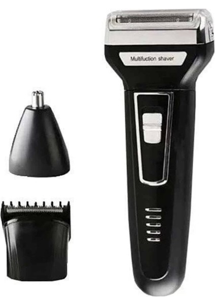 Buğz Kulak Burun Kıl Kesme Ense Yanak Tıraş Seti 3 Başlıklı Profesyonel