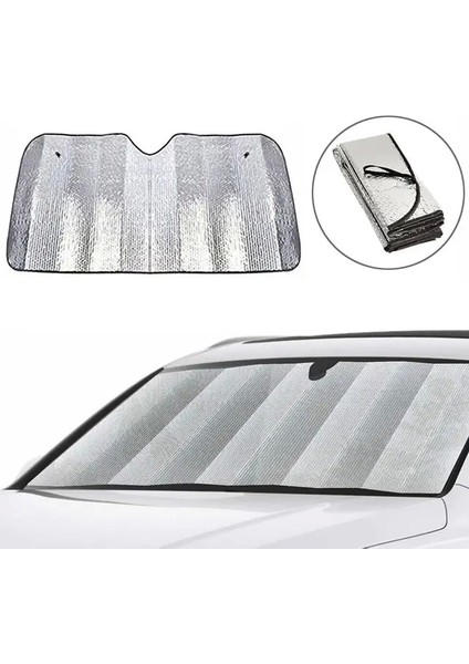 Buğz Isı ve Güneş Yansıma Önleyici Oto Ön Cam Güneşliği Opel Astra Fiat Egea Hyundai I20 Renault Megane