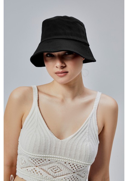 Yazlık Kumaş Kova Şapka, Erkek Kadın Düz Balıkçı Bucket Şapka, 3 Adet indirimleri