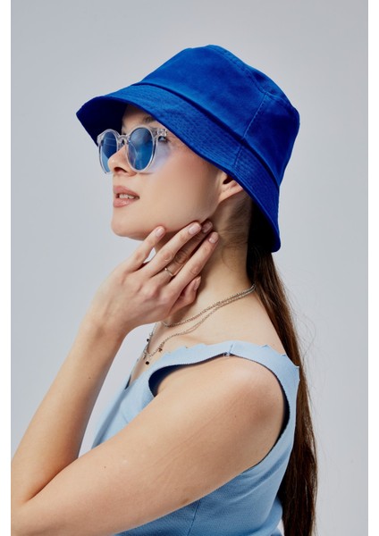 Yazlık Kumaş Kova Şapka, Erkek Kadın Düz Balıkçı Bucket Şapka, fırsatları