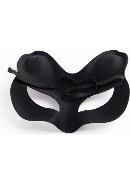 Siyah Süet Sarı Pembe Simli Kedi Maskesi fiyatları