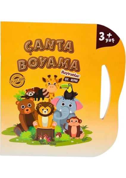 Nessiworld Çanta Kitap Boyama Kitabı Hayvanlar