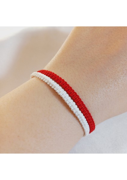 Samsunspor Kırmızı Beyaz Taraftar 2’li Bileklik, Samsunspor Unisex Makrome Örgü Taraftar Bilekliği, Ip Bileklik, Makrome Bileklik, Taraftar Hediyesi, Samsunspor Maç Aksesuarı fiyatları