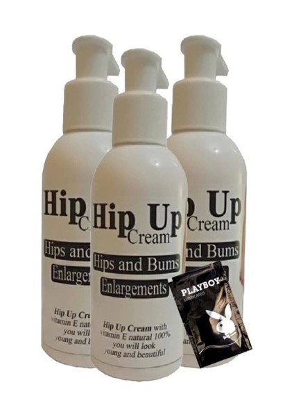 Buğz Hip Up 3'lü Adet Kalcayi Kremi Sıkışık Kalkık Büyük LFHX0408 120 ml + 1 Adet Jel Hediye