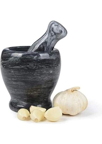 Doğal Cilalı Mermer Havan