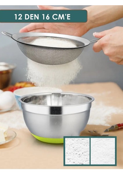 Inox Süzgeç Seti - 3 Boy Çok Amaçlı Süzgeç 304 Çelik Profesyoneller Için 722028 fiyatları