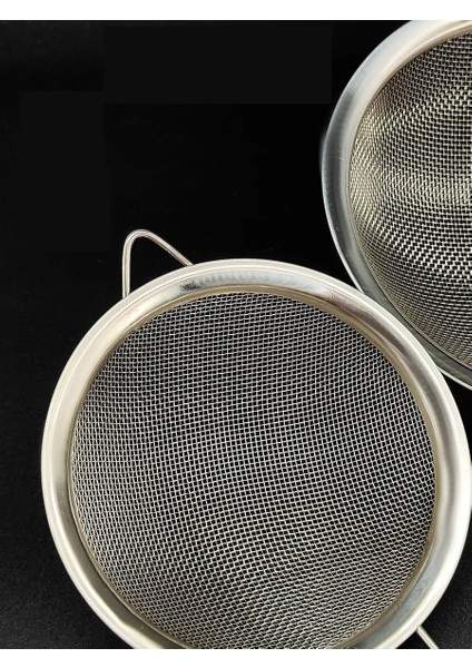 Inox Süzgeç Seti - 3 Boy Çok Amaçlı Süzgeç 304 Çelik Profesyoneller Için 722028 indirimleri