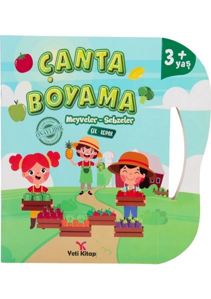 Nessiworld Çanta Kitap Boyama Kitabı Meyve ve Sebzeler